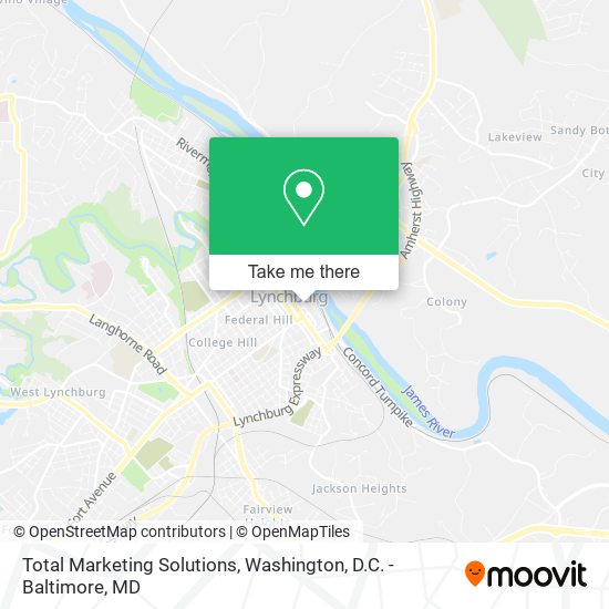 Total Marketing Solutions map