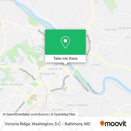 Mapa de Victoria Ridge