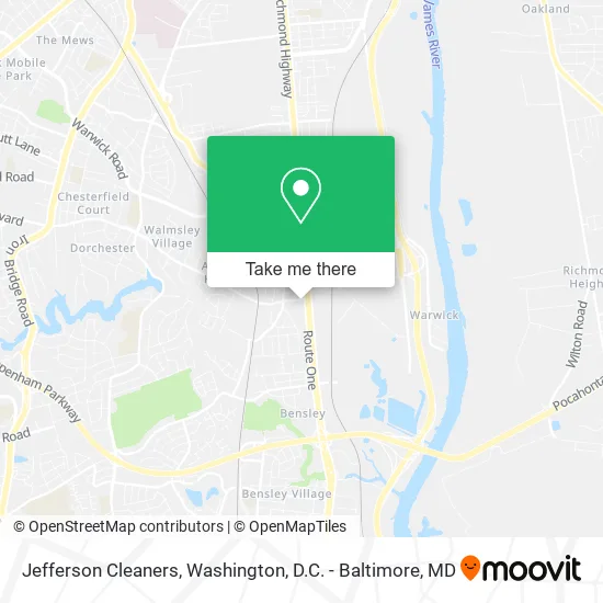 Mapa de Jefferson Cleaners