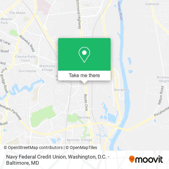 Navy Federal Credit Union map