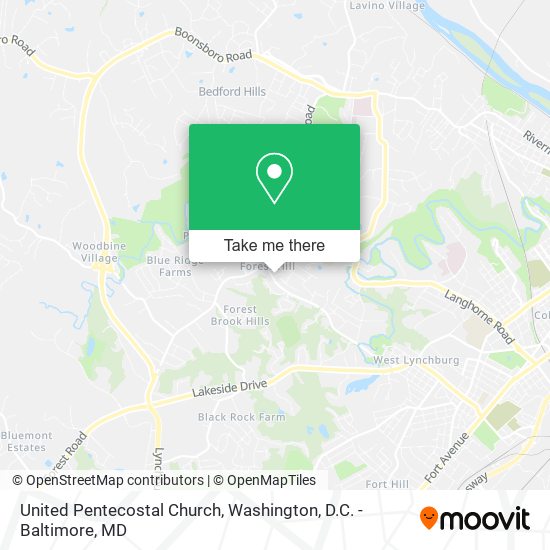 United Pentecostal Church map