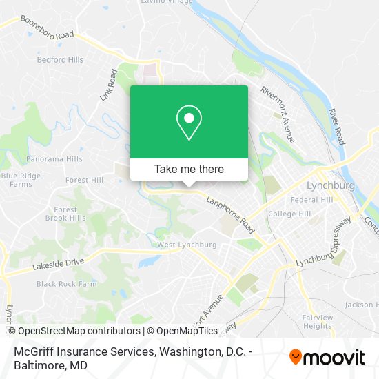 Mapa de McGriff Insurance Services