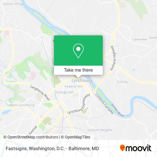 Fastsigns map