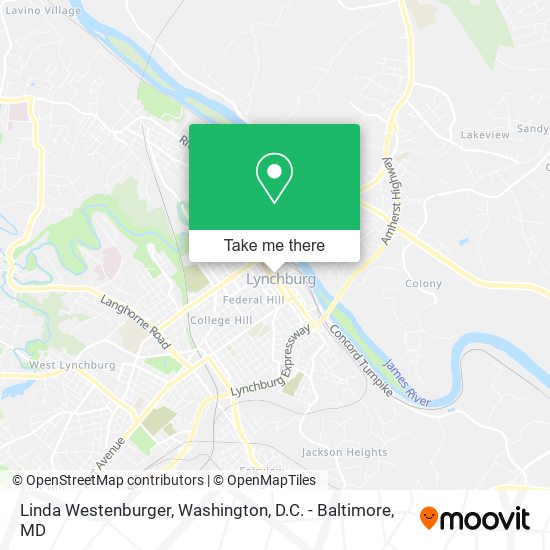 Linda Westenburger map