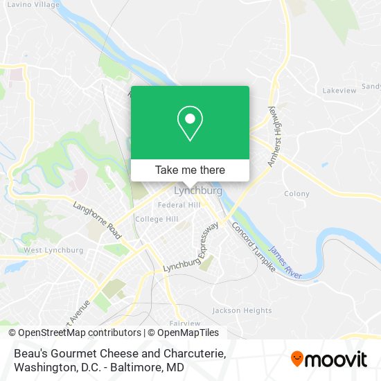 Beau's Gourmet Cheese and Charcuterie map