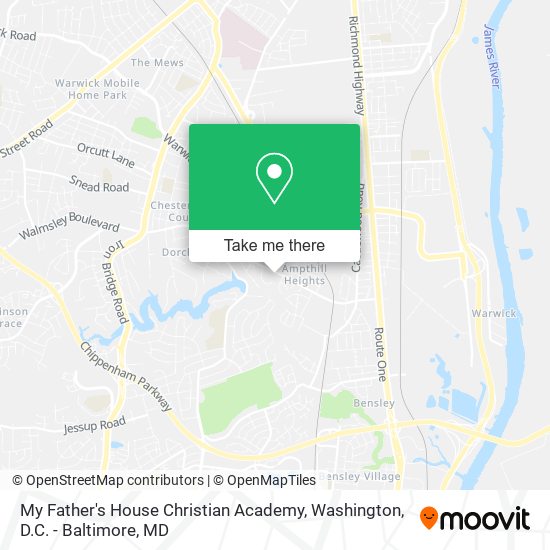 Mapa de My Father's House Christian Academy