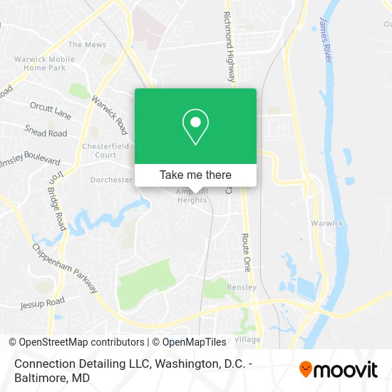 Connection Detailing LLC map