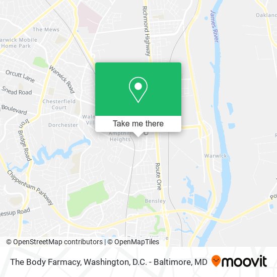 The Body Farmacy map