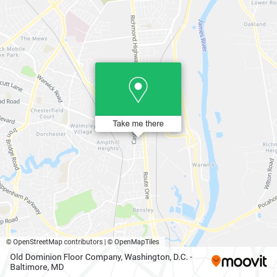 Old Dominion Floor Company map