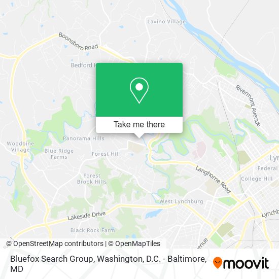 Bluefox Search Group map