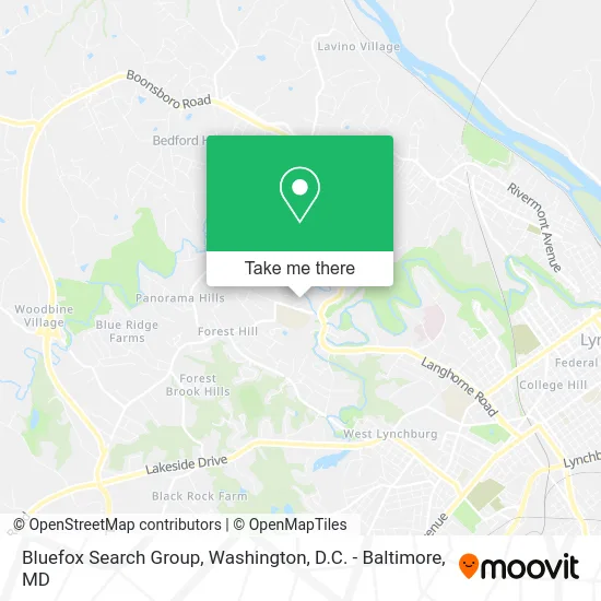 Bluefox Search Group map