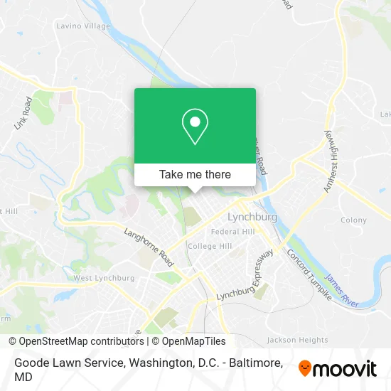 Goode Lawn Service map