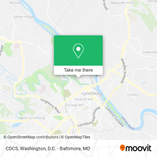 CDCS map