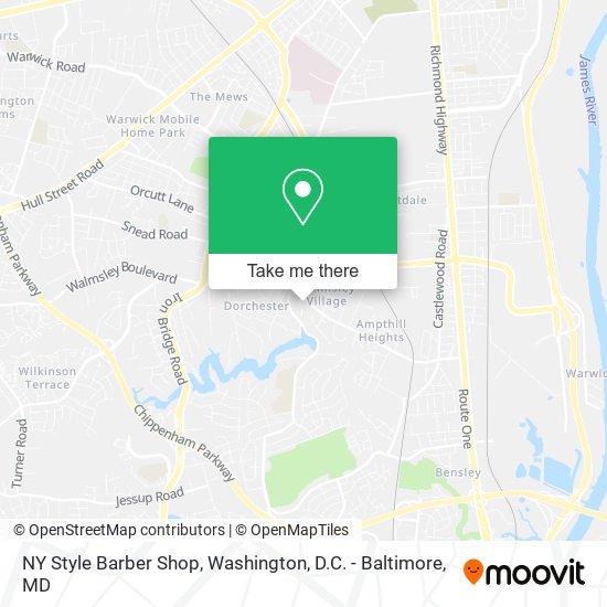 NY Style Barber Shop map