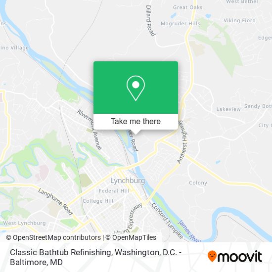 Classic Bathtub Refinishing map