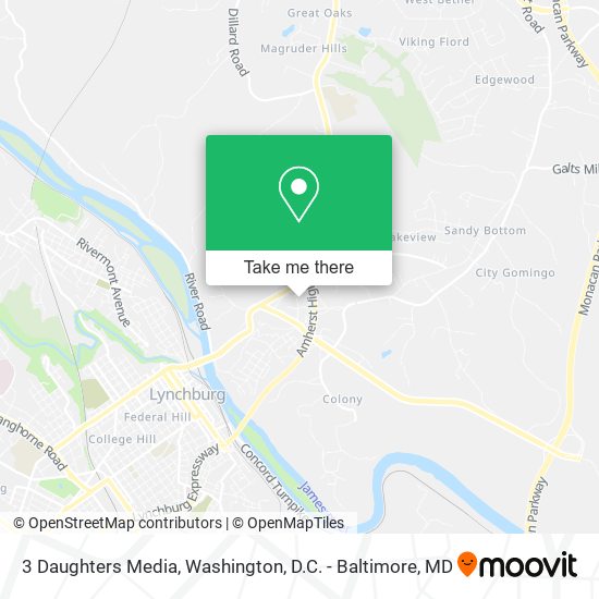 Mapa de 3 Daughters Media