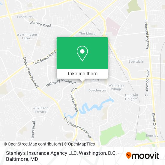 Stanley's Insurance Agency LLC map
