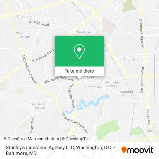 Stanley's Insurance Agency LLC map