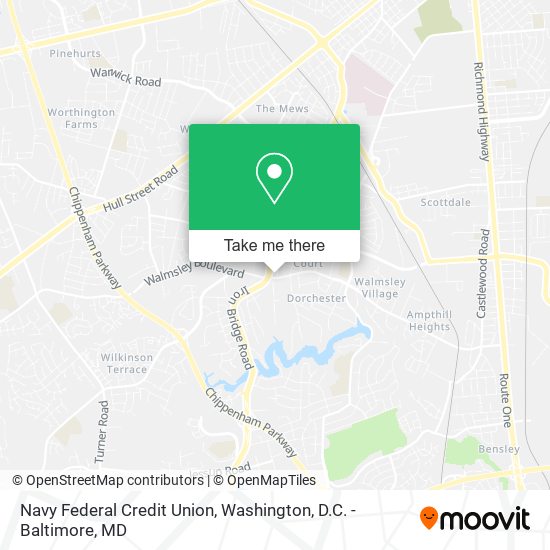 Navy Federal Credit Union map