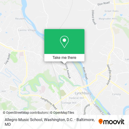 Allegro Music School map
