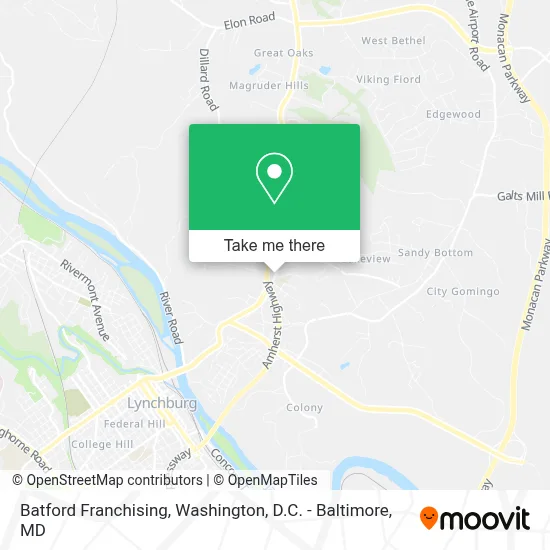 Batford Franchising map