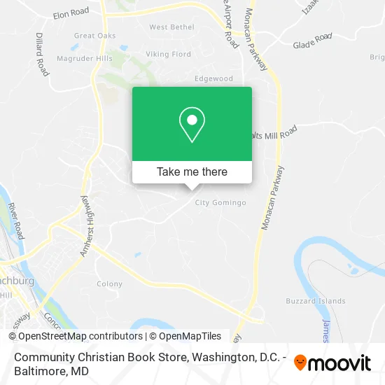 Community Christian Book Store map