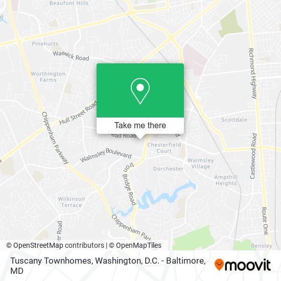 Tuscany Townhomes map