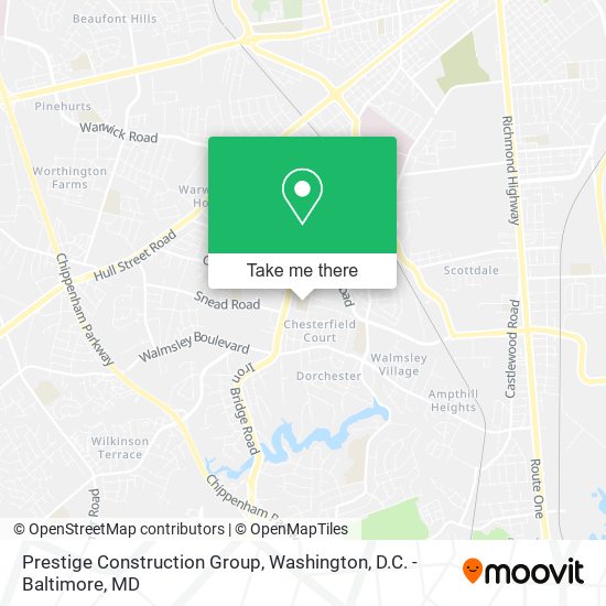 Prestige Construction Group map