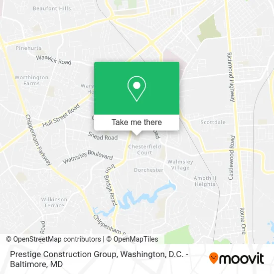 Prestige Construction Group map