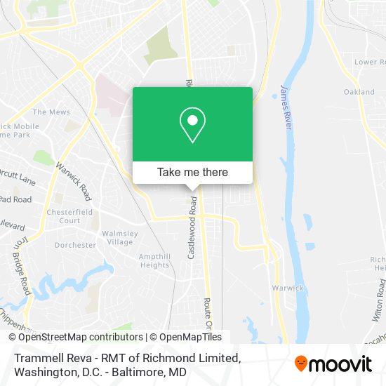Mapa de Trammell Reva - RMT of Richmond Limited