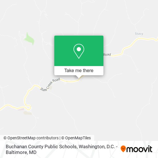 Mapa de Buchanan County Public Schools