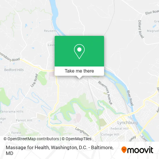 Massage for Health map