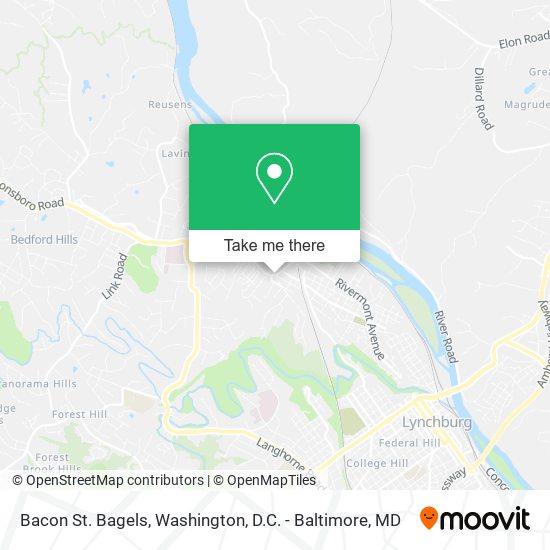 Bacon St. Bagels map