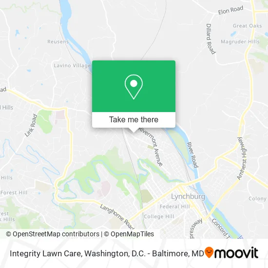 Integrity Lawn Care map