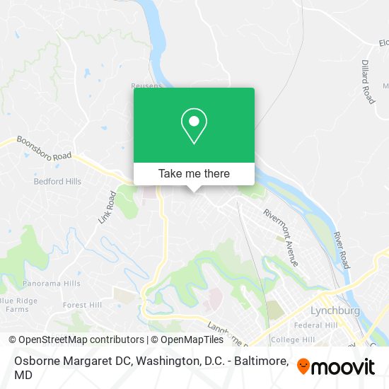 Osborne Margaret DC map