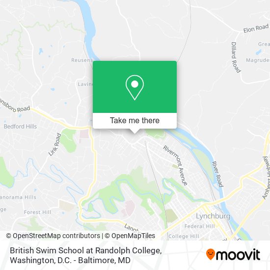 British Swim School at Randolph College map