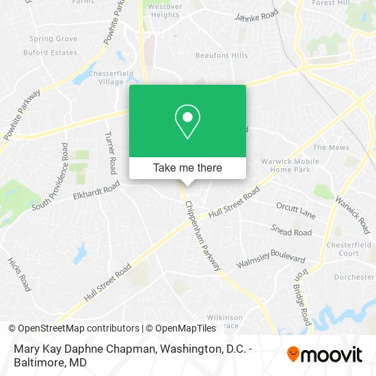Mary Kay Daphne Chapman map