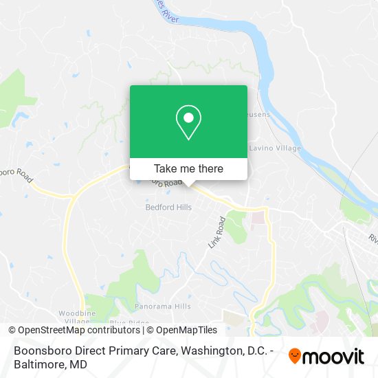 Boonsboro Direct Primary Care map