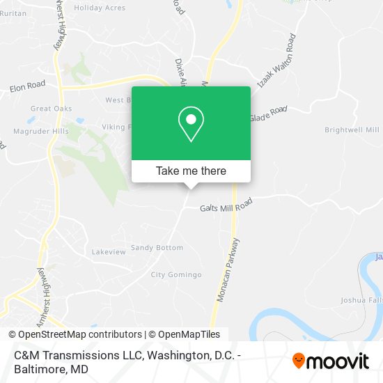 Mapa de C&M Transmissions LLC