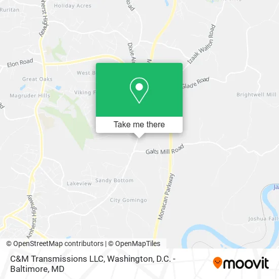 Mapa de C&M Transmissions LLC