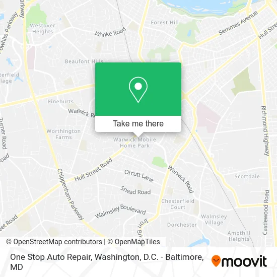 One Stop Auto Repair map