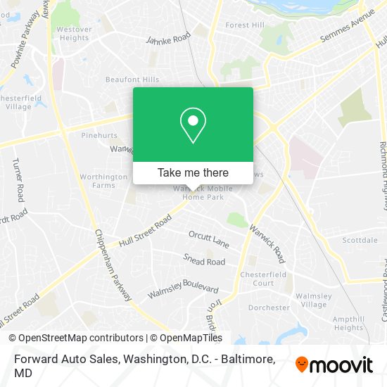 Forward Auto Sales map