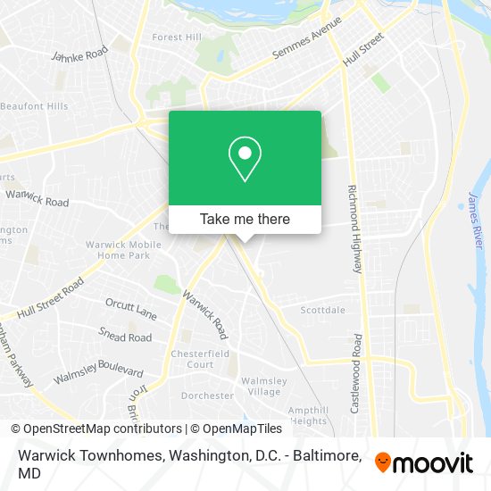 Warwick Townhomes map