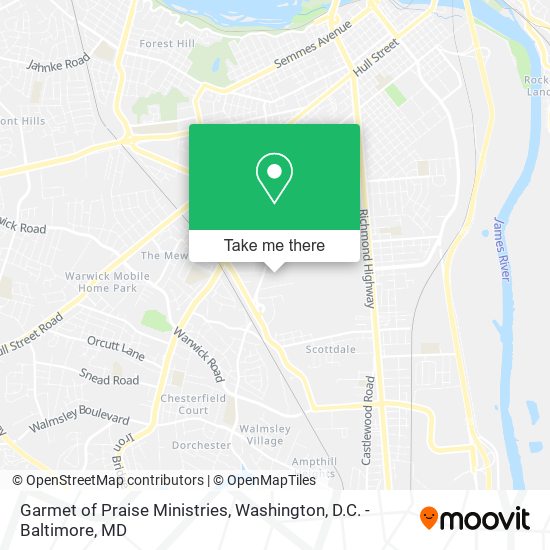 Mapa de Garmet of Praise Ministries