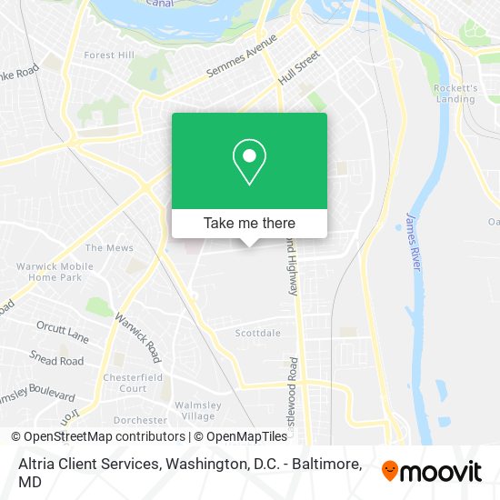 Mapa de Altria Client Services
