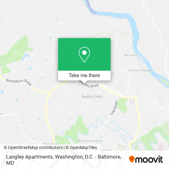 Langley Apartments map