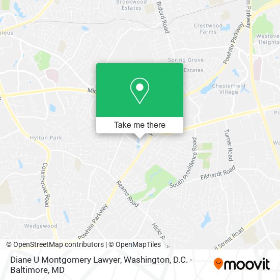 Mapa de Diane U Montgomery Lawyer