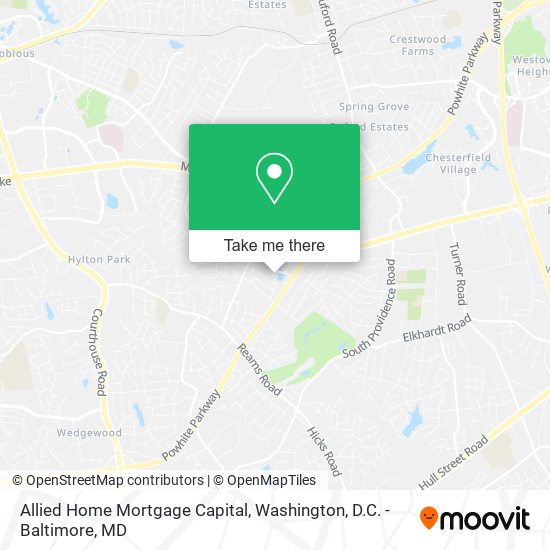 Mapa de Allied Home Mortgage Capital