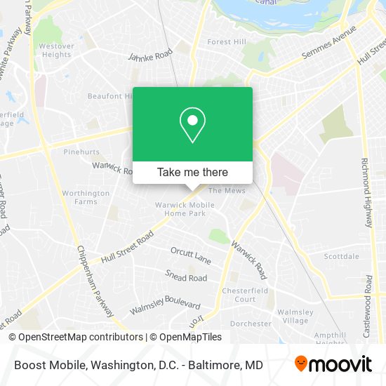 Boost Mobile map