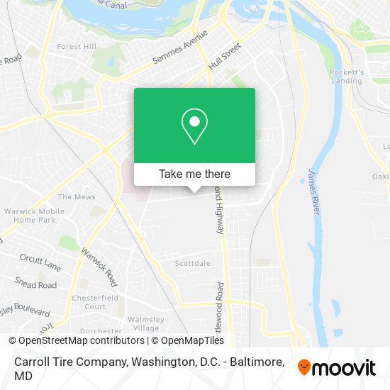 Carroll Tire Company map